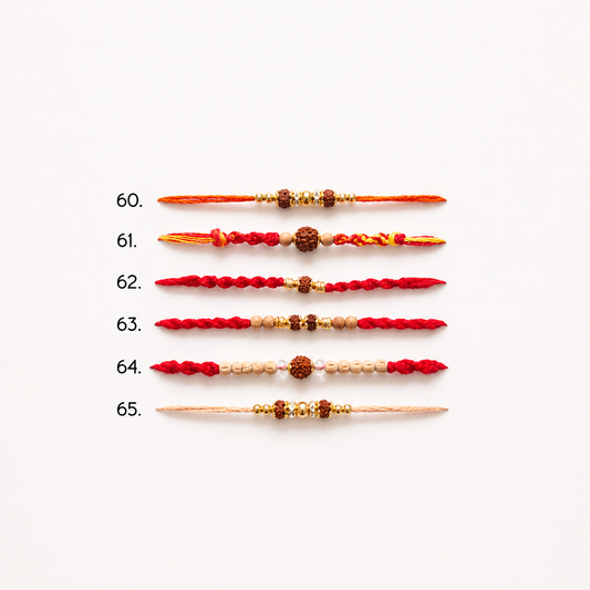 Rakhis 60-65 (Rudraksha)