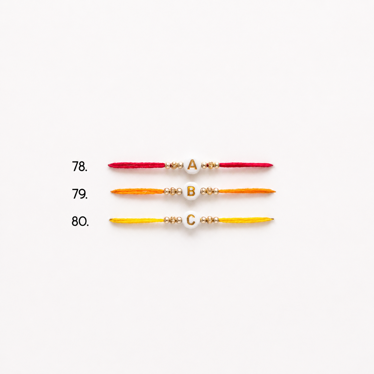 Rakhis 78-80 (Personalise)