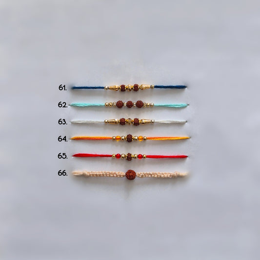 Rakhis 61-66 (Rudraksha)