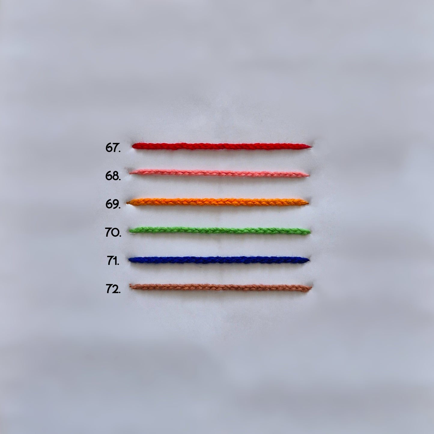 Rakhis 67-72 (Plain Rakhis)